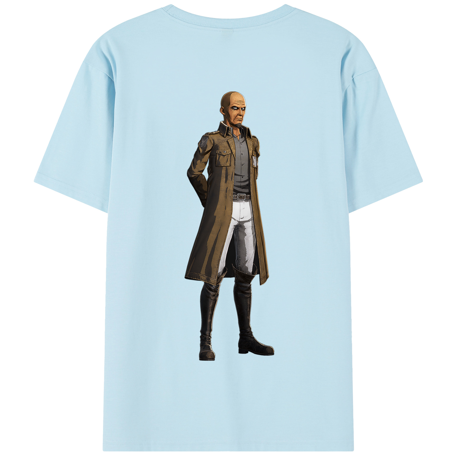 （画像用） 進撃の巨人 Attack on Titan 綿100％半袖Tシャツ（背面プリント）